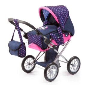 Bayer City Star Pram with Bag – Unicorn (65cm Tall)