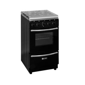 Zero 4 Burner Gas Stove With Gas Oven & FFD – Black
